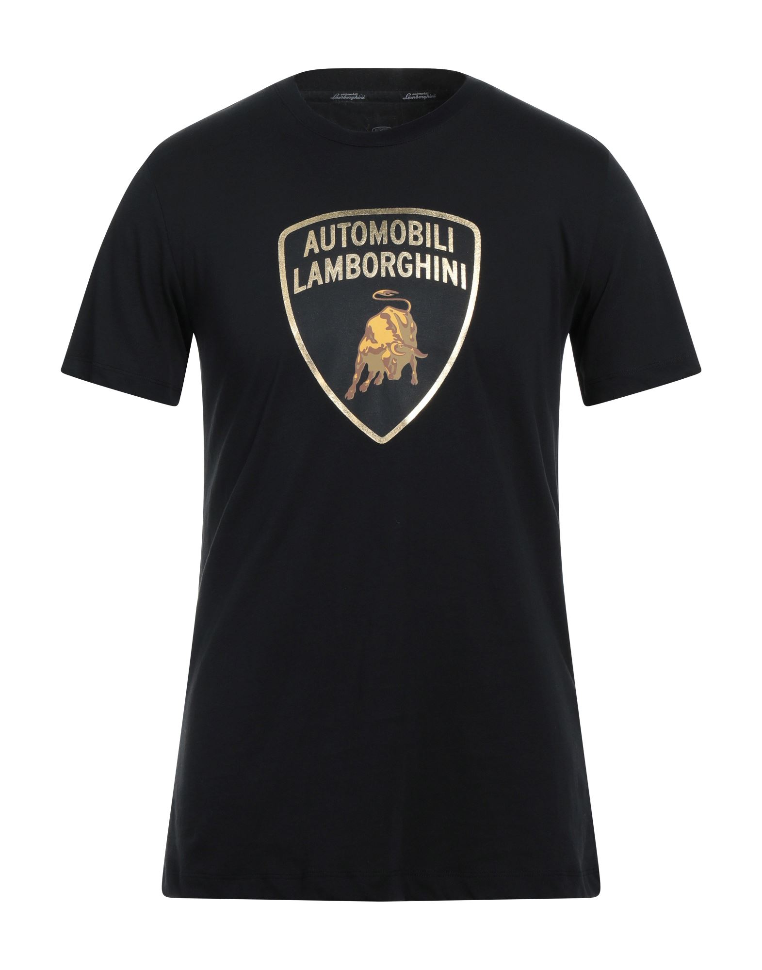 Automobili Lamborghini T-shirts In Black