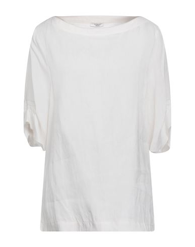 Peserico Woman Blouse White Size 4 Linen