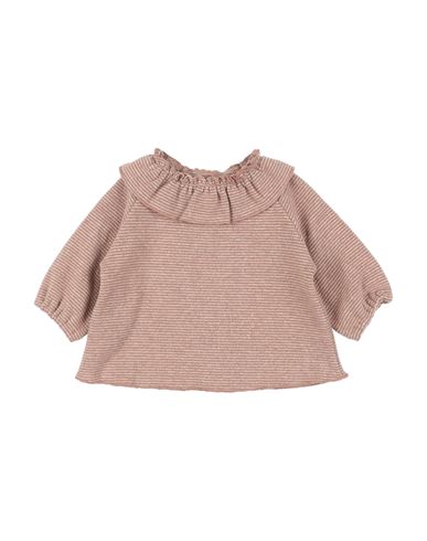 Shop Zhoe & Tobiah Newborn Girl Sweater Beige Size 3 Cotton, Acrylic, Polyamide, Polyester, Elastane