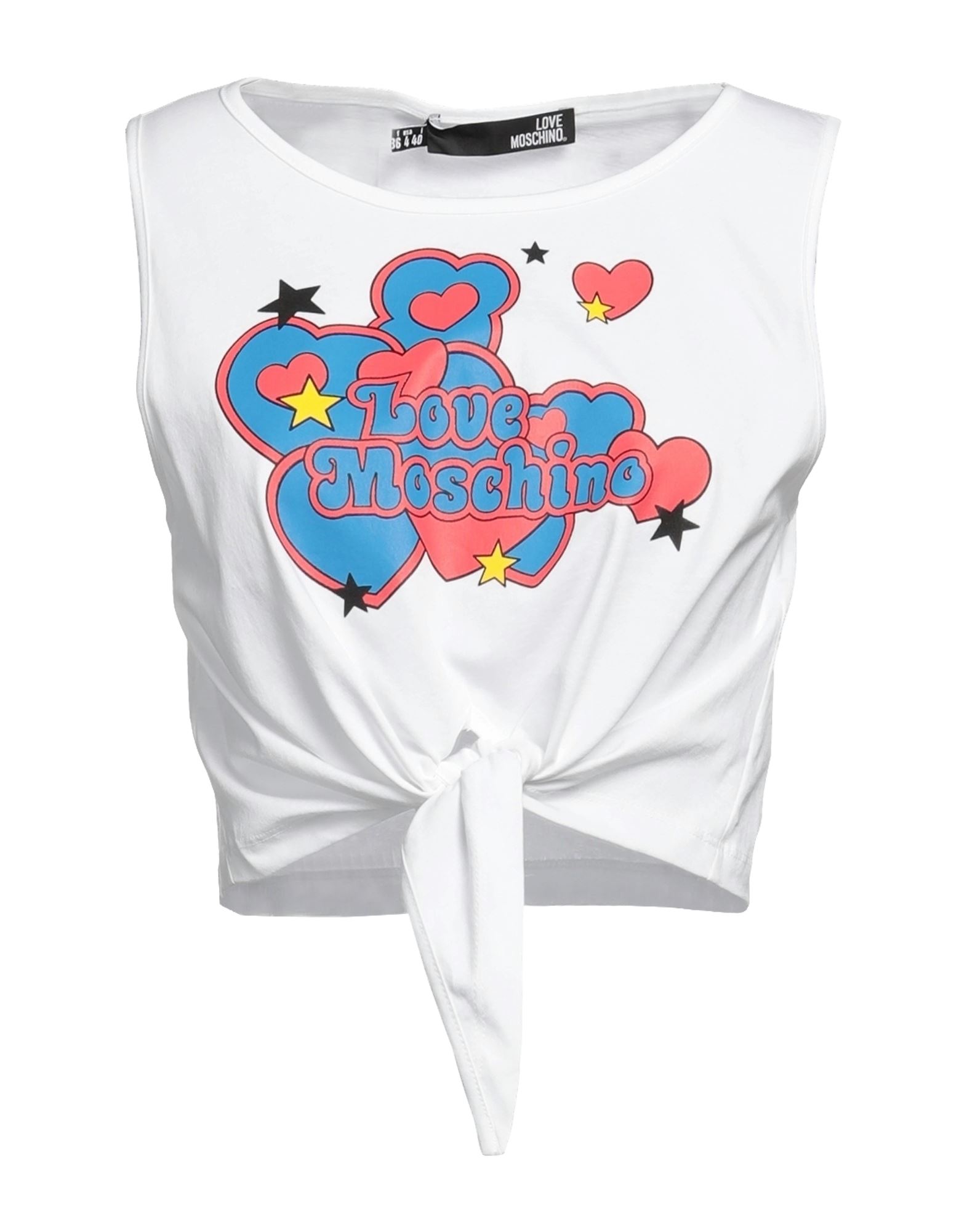 Love Moschino Tops In White