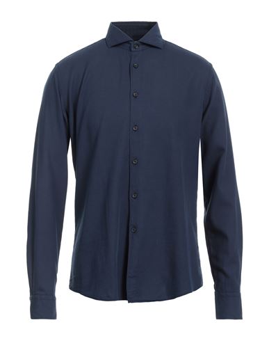 Xacus Man Shirt Midnight Blue Size 15 Cotton