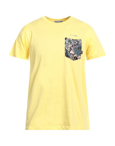 Daniele Alessandrini Homme Man T-shirt Yellow Size L Cotton