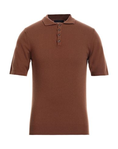 Daniele Fiesoli Man Sweater Tan Size L Wool, Cashmere In Brown