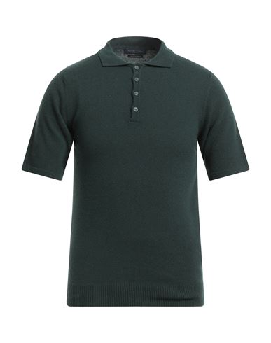 Daniele Fiesoli Man Sweater Dark Green Size L Wool, Cashmere
