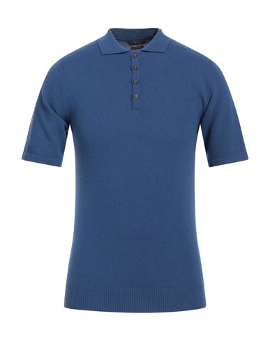 Daniele Fiesoli Man Sweater Blue Size S Wool, Cashmere