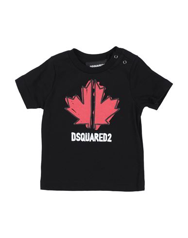 Dsquared2 Babies'  Newborn T-shirt Black Size 3 Cotton