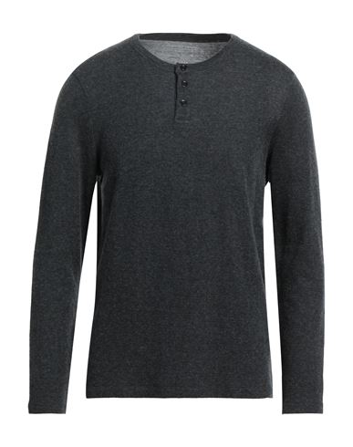 Majestic Filatures Man T-shirt Lead Size M Cotton, Cashmere In Grey