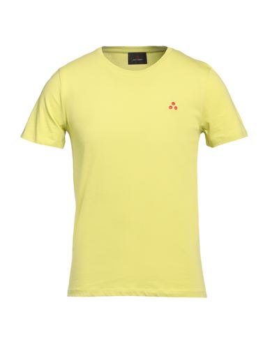 Shop Peuterey Man T-shirt Acid Green Size 3xl Cotton