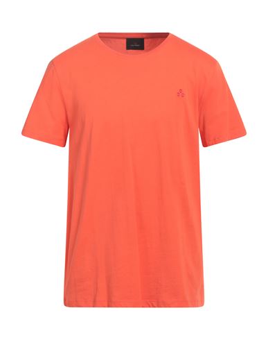 Peuterey Man T-shirt Orange Size Xl Cotton In Orange