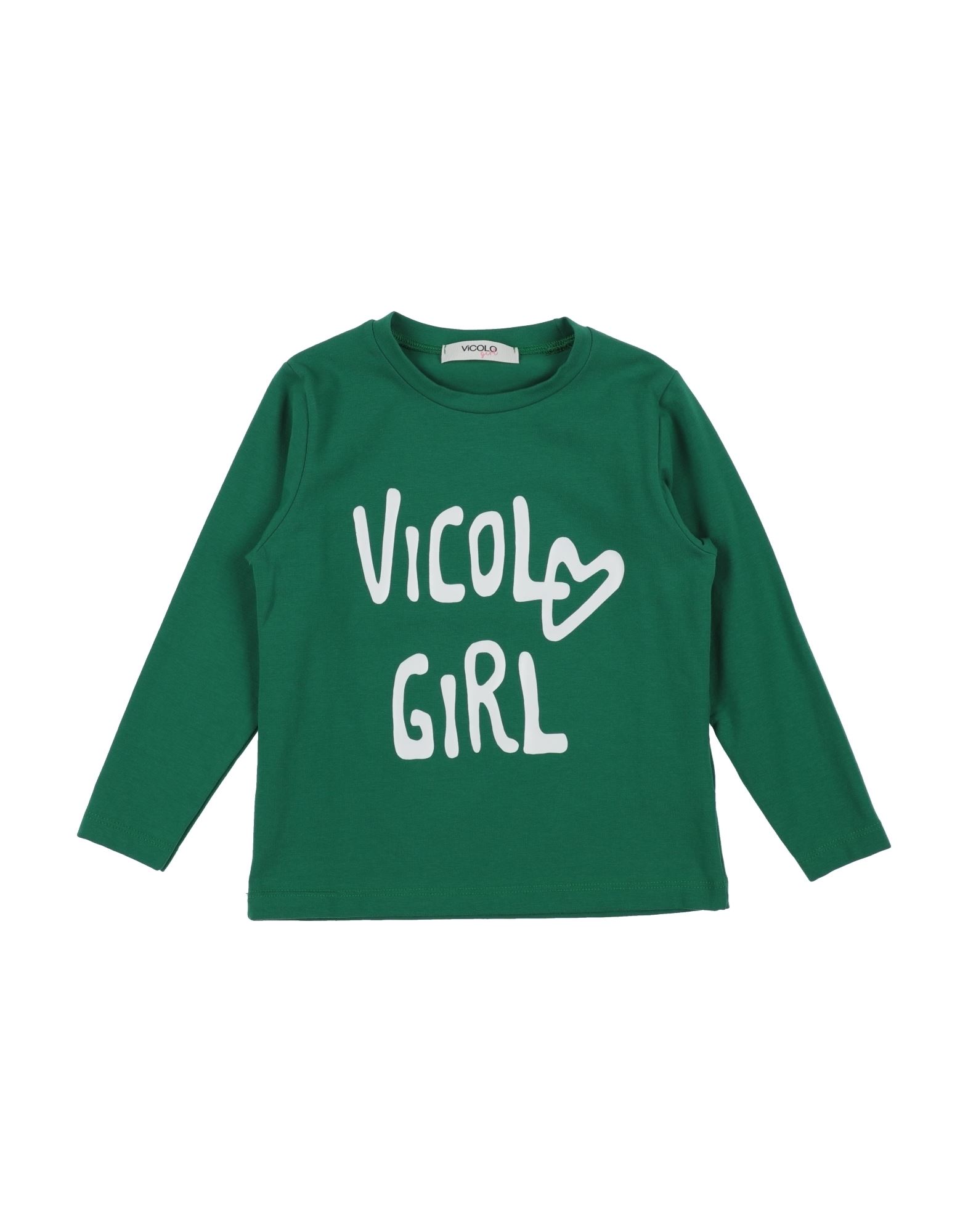 Vicolo Kids'  T-shirts In Green