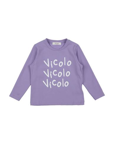 Vicolo Babies'  Toddler Girl T-shirt Lilac Size 6 Cotton, Elastane In Purple