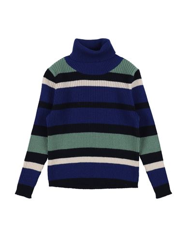 IL GUFO IL GUFO TODDLER BOY TURTLENECK NAVY SIZE 5 MERINO WOOL 
