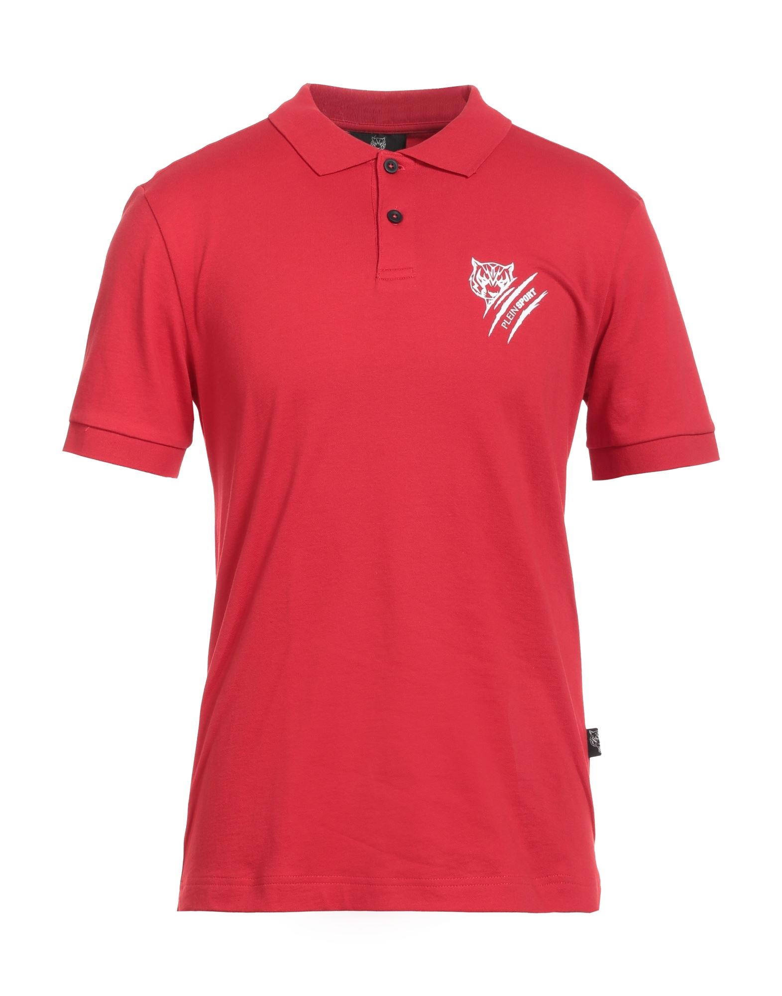 Plein Sport Polo Shirts In Red