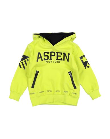 Aspen Polo Club Babies'  Toddler Boy Sweatshirt Acid Green Size 4 Cotton, Elastane