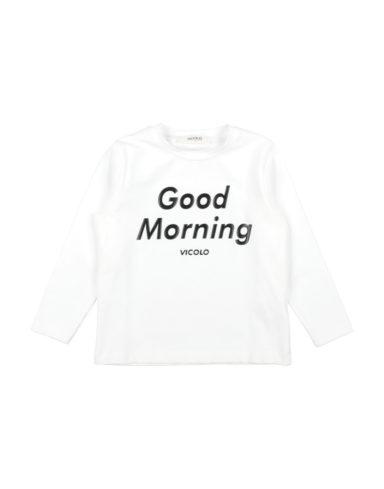 Shop Vicolo Toddler Girl T-shirt White Size 6 Cotton, Elastane