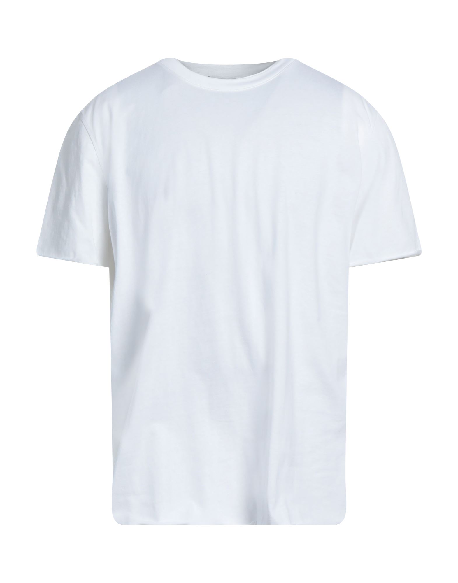 Shop Paolo Pecora Man T-shirt White Size M Cotton