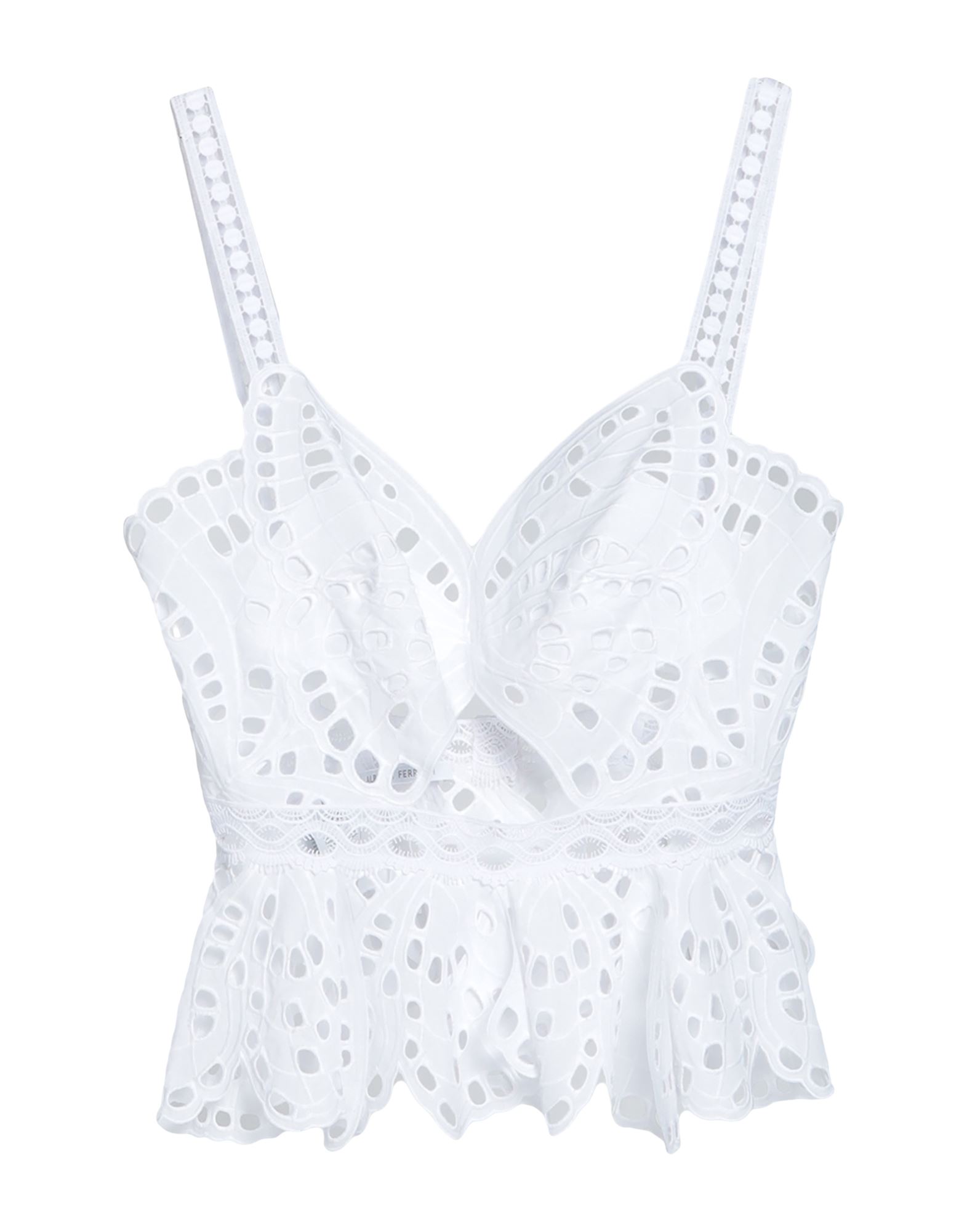 Alberta Ferretti Tops In White