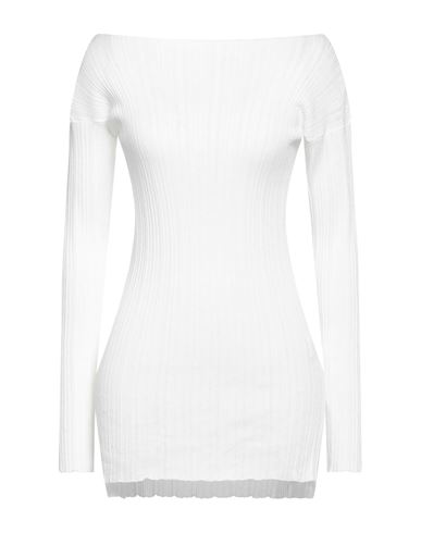 Alpha Studio Woman Sweater White Size 4 Cotton