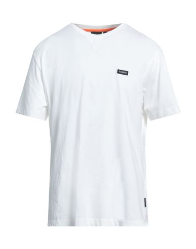 Napapijri Man T-shirt White Size 3xl Cotton