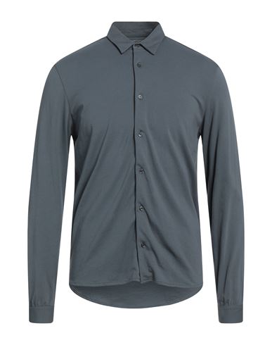 Majestic Filatures Man Shirt Lead Size M Cotton In Grey