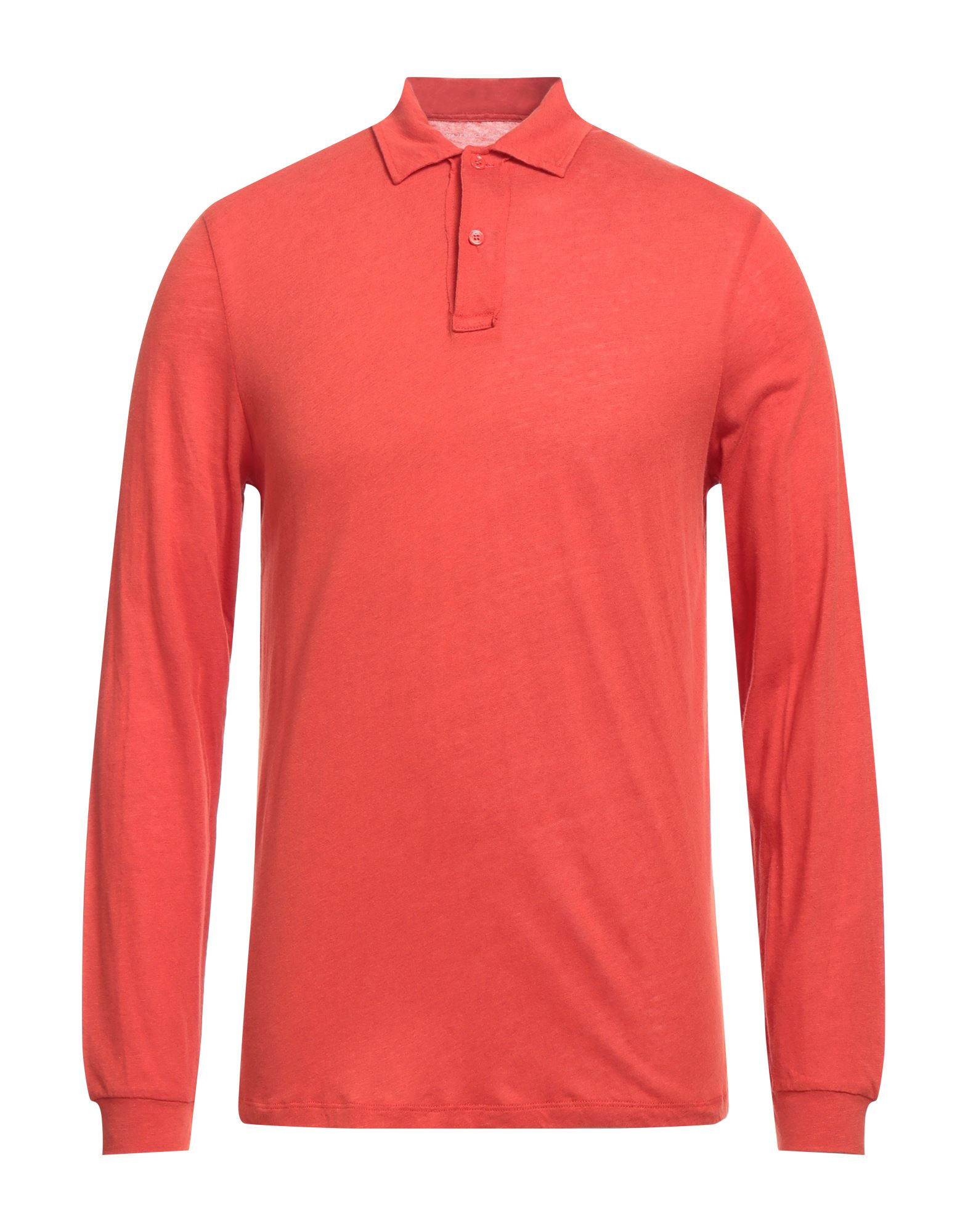 Majestic Polo Shirts In Red