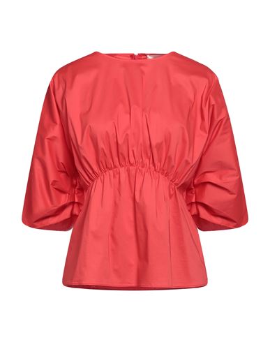 Liviana Conti Woman Top Red Size 6 Cotton, Polyamide, Elastane