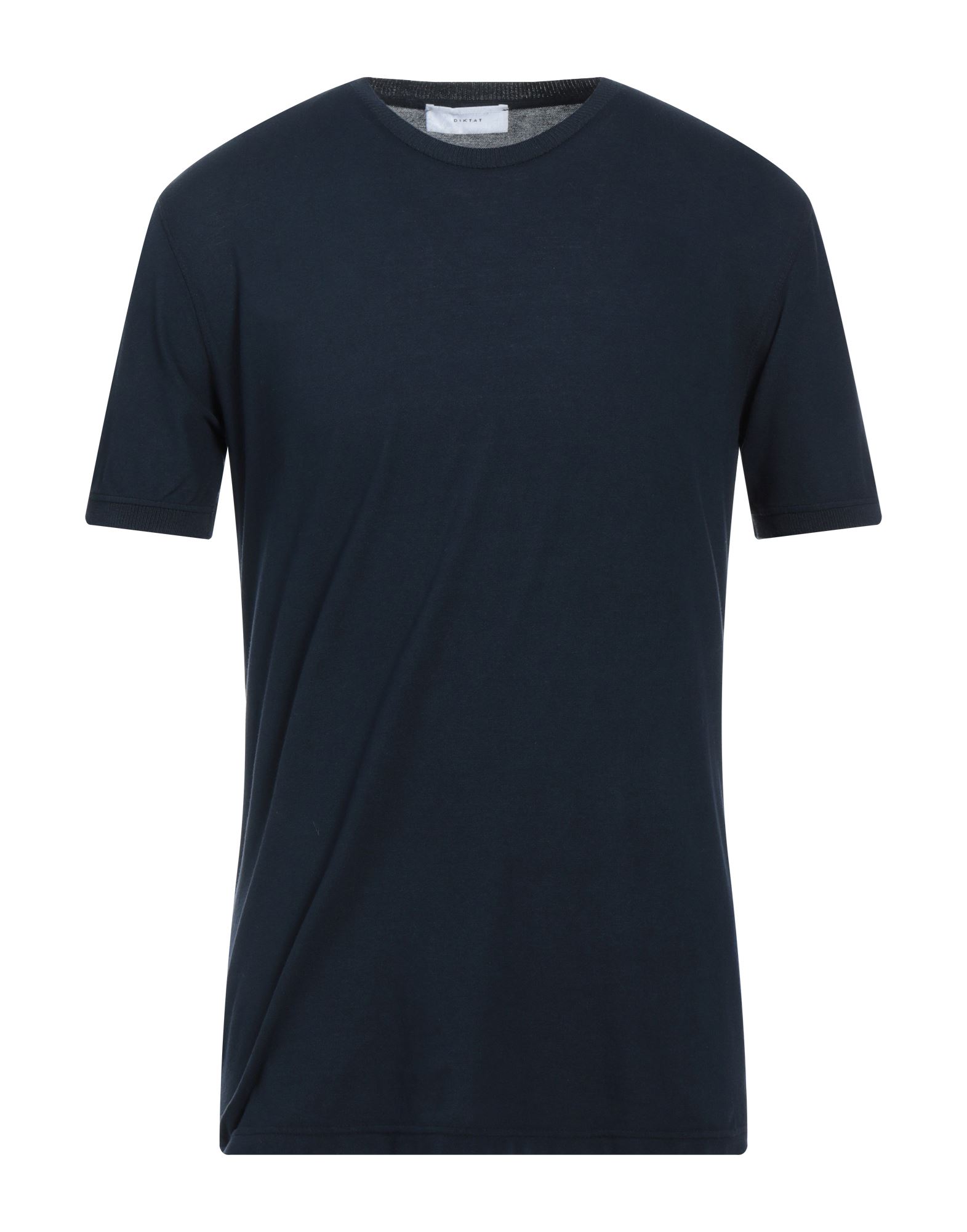 Diktat Man T-shirt Midnight Blue Size S Cotton