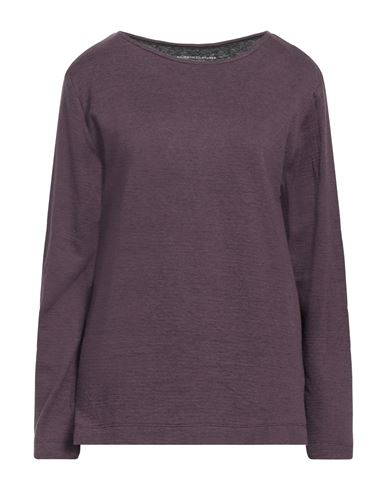 Majestic Filatures Woman T-shirt Purple Size 4 Cotton, Cashmere