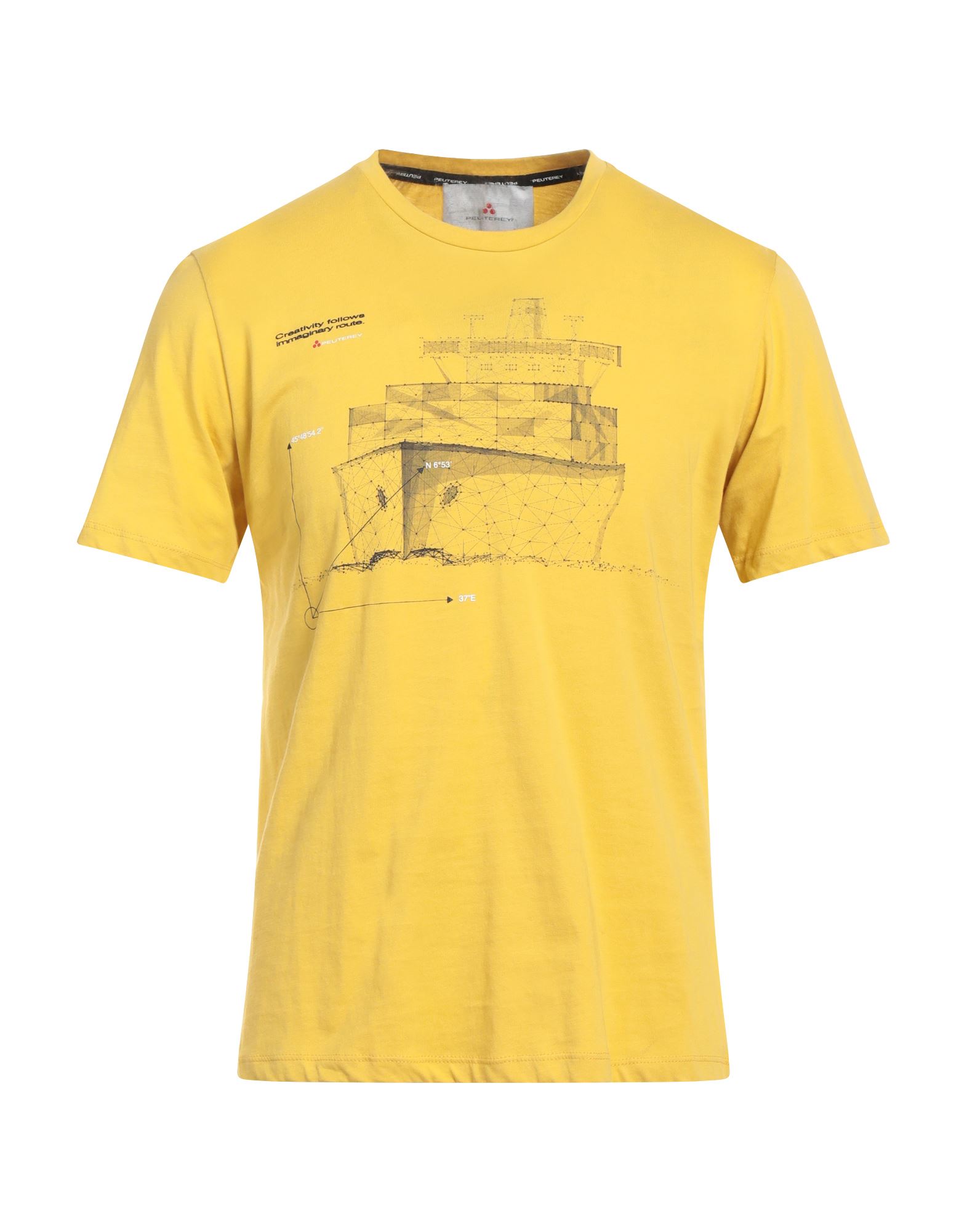 Peuterey T-shirts In Yellow