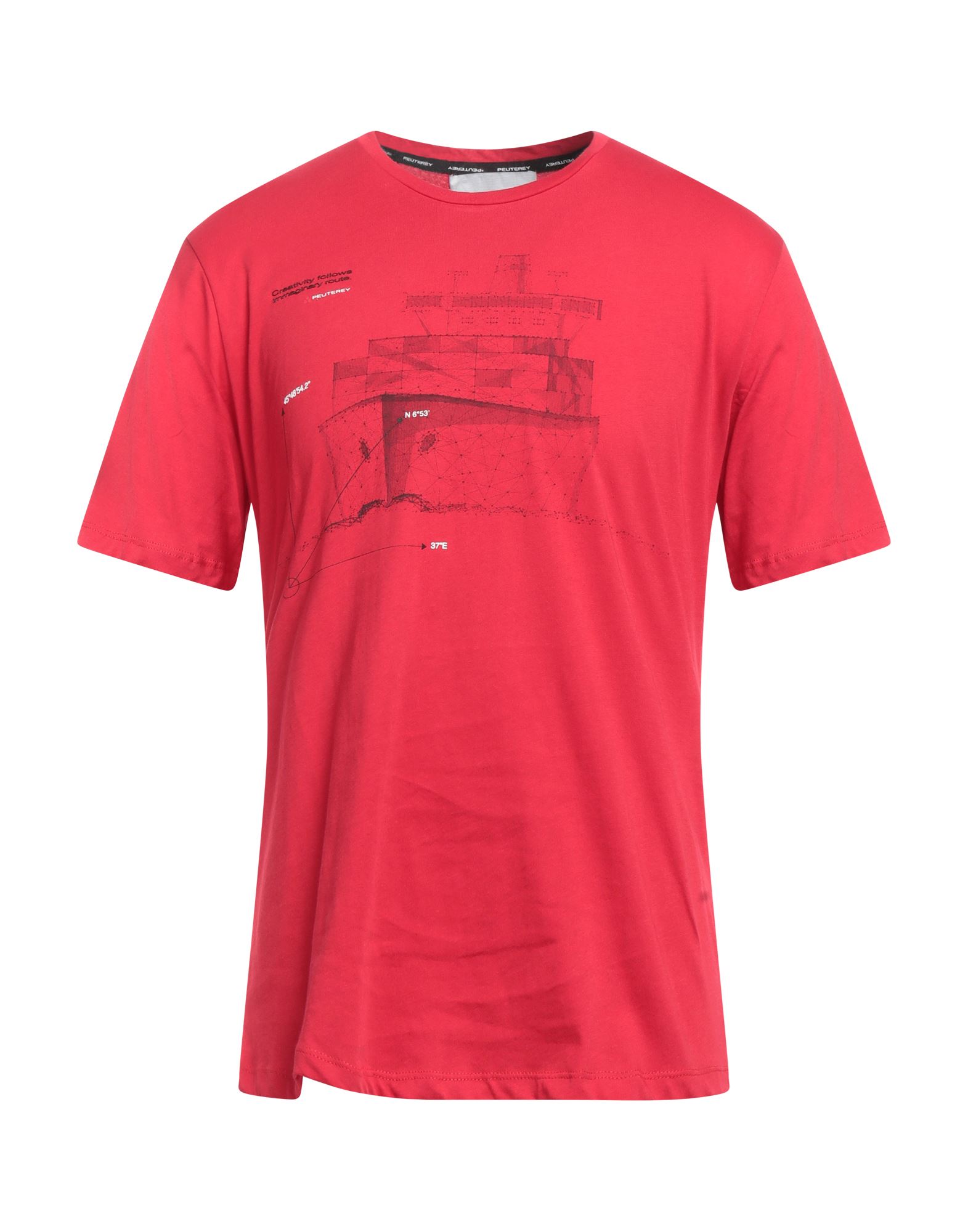 Peuterey T-shirts In Red