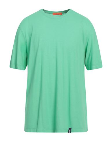 Drumohr Man T-shirt Light Green Size Xxl Cotton