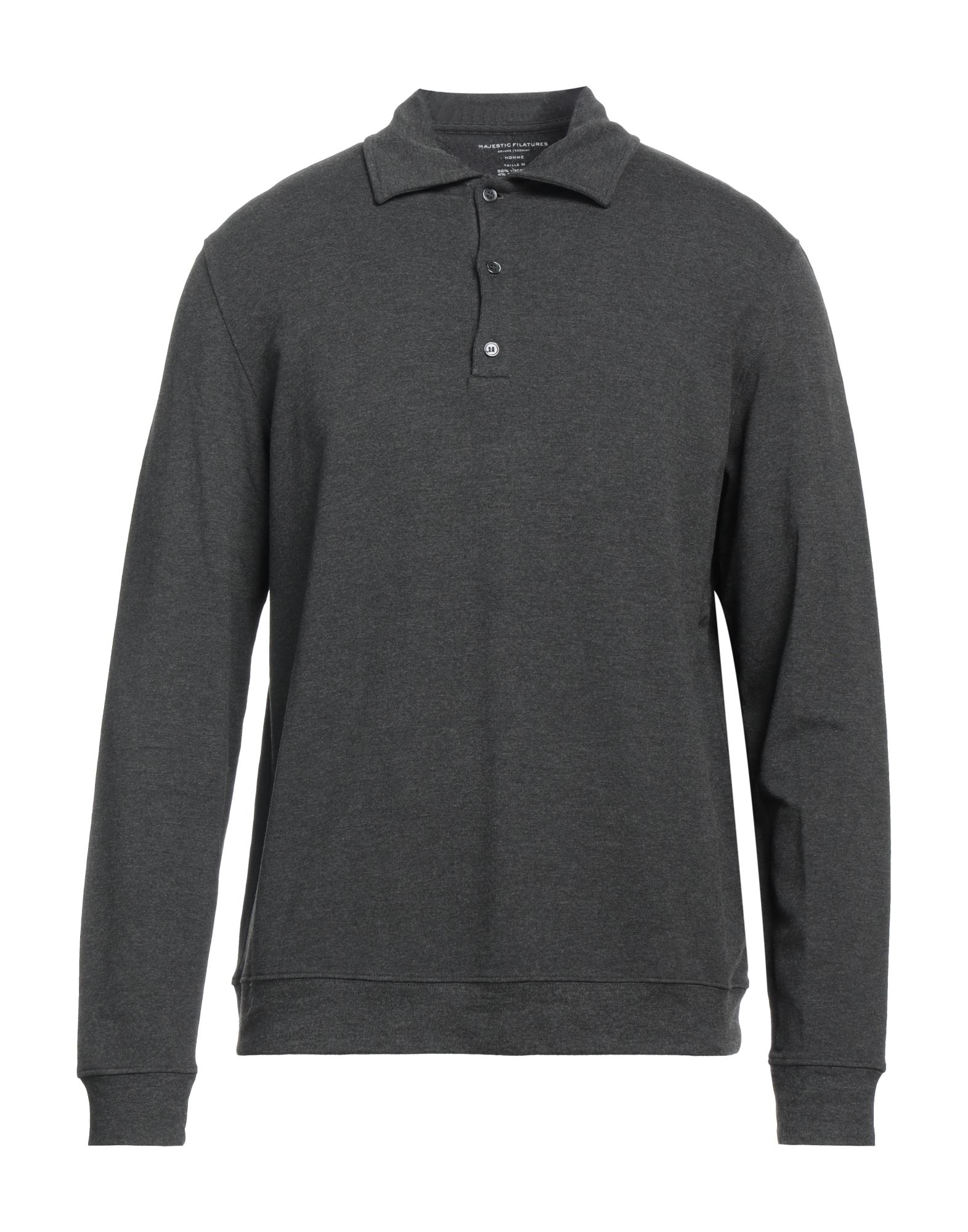 Majestic Polo Shirts In Grey