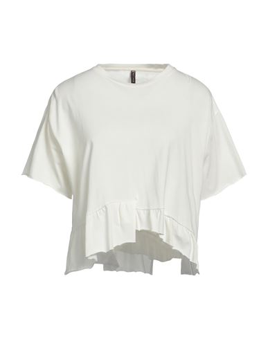 Manila Grace Woman T-shirt Ivory Size M Cotton In White