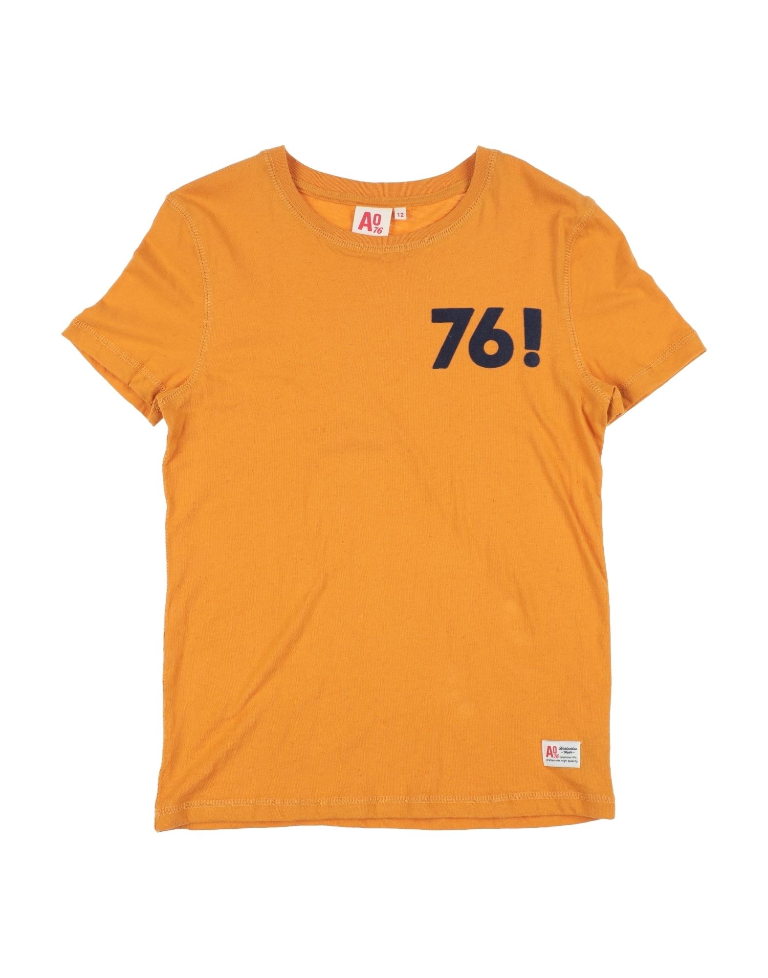 Ao76 Kids'  T-shirts In Yellow