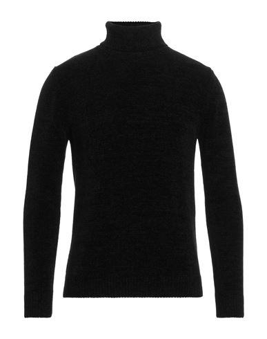 Luca Bertelli Man Turtleneck Black Size M Acrylic, Viscose