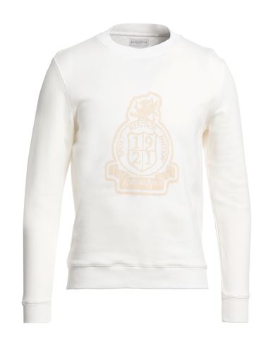 Ballantyne Man Sweatshirt Off White Size S Cotton In Off White