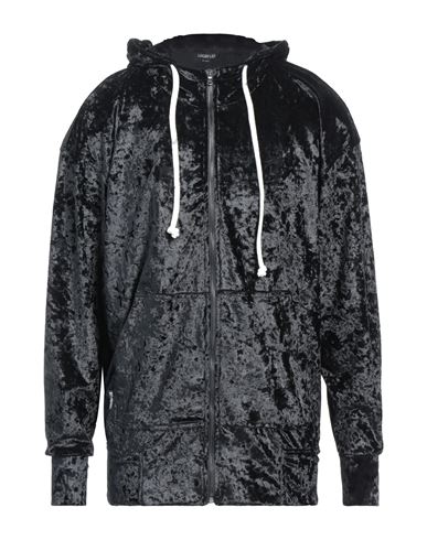 Luxury Lab Milano Man Sweatshirt Black Size Xl Polyester, Elastane