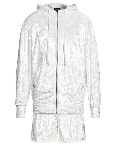 Luxury Lab Milano Man Tracksuit Ivory Size S Polyester, Elastane In White