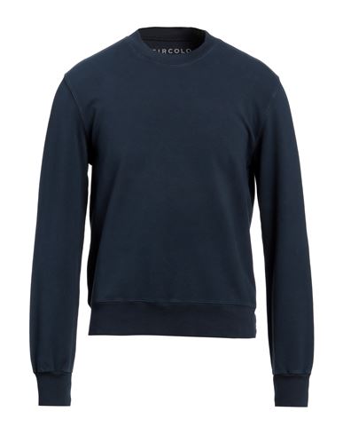 Circolo 1901 Man Sweatshirt Navy Blue Size S Cotton, Elastane