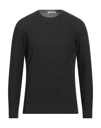Kangra Man Sweater Dark Green Size 42 Cotton, Linen
