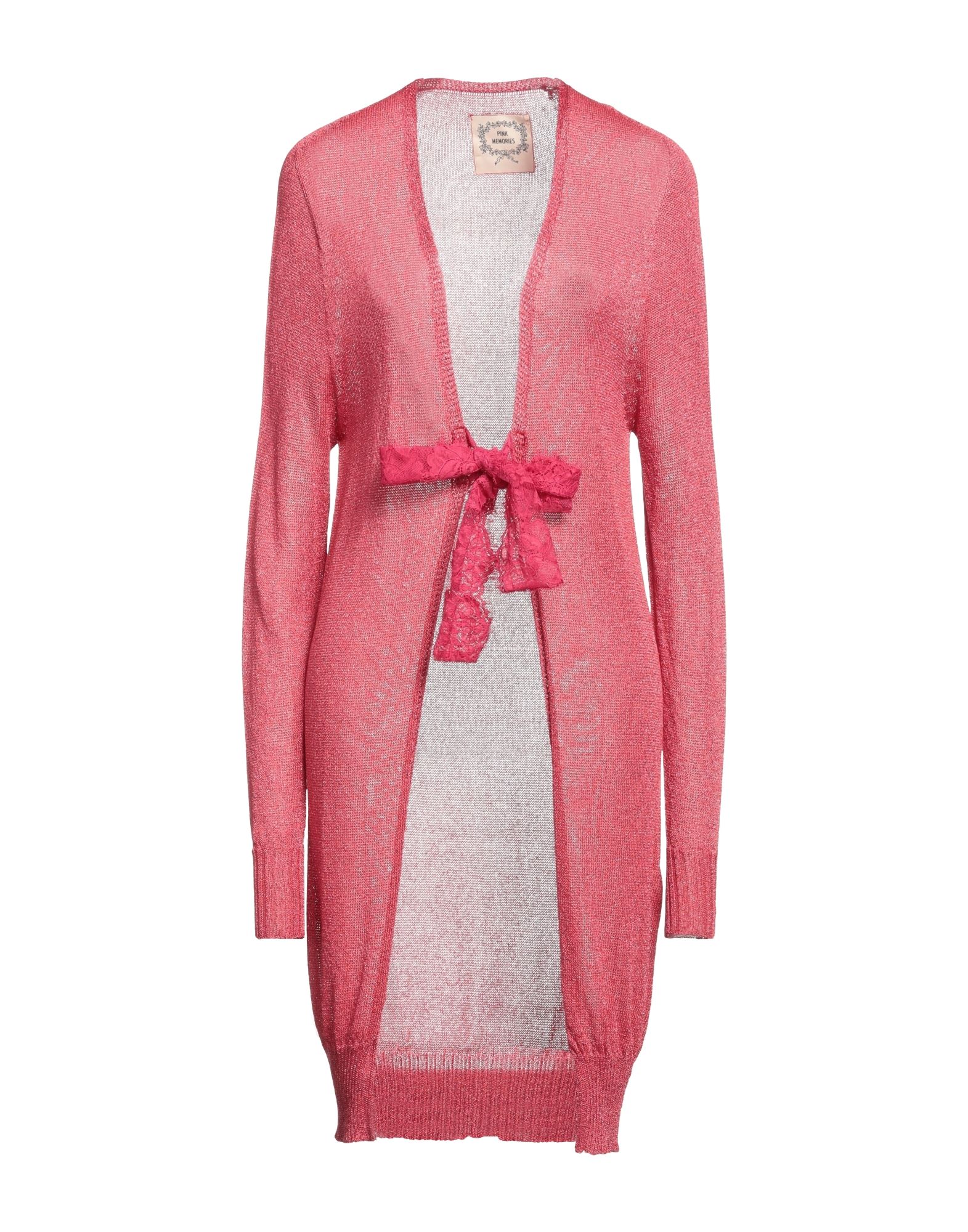 Shop Pink Memories Woman Cardigan Garnet Size 6 Viscose, Polyamide, Metallic Fiber, Cotton In Red