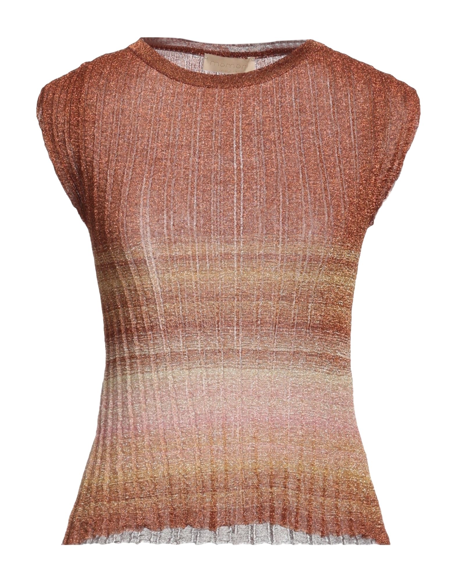 Momoní Woman Sweater Brown Size L Polyester