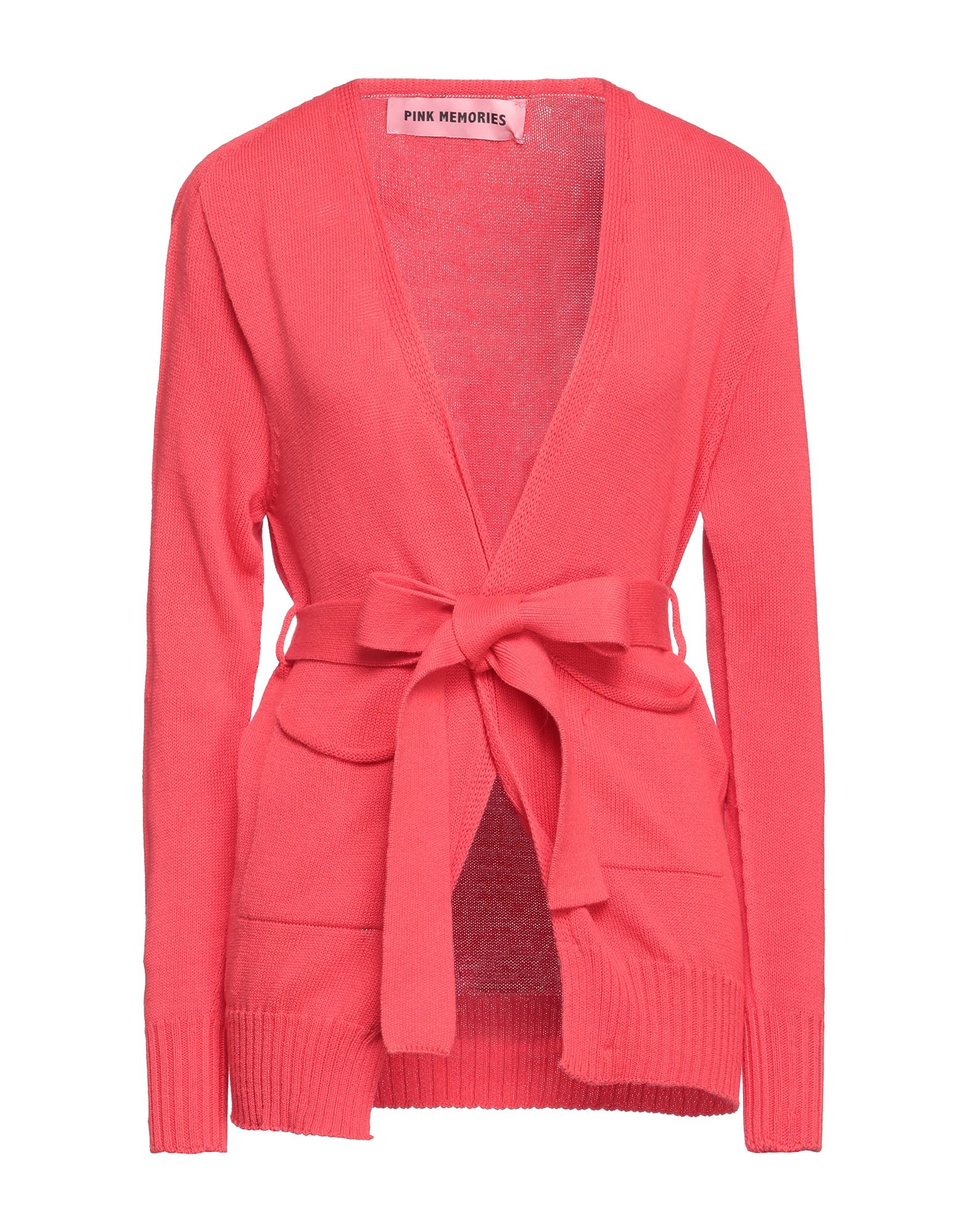Pink Memories Cardigans In Red