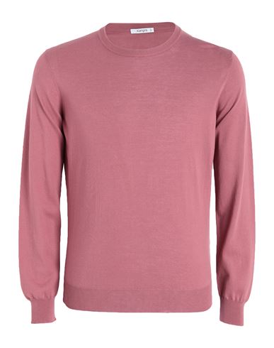 Kangra Man Sweater Pastel Pink Size 44 Cotton
