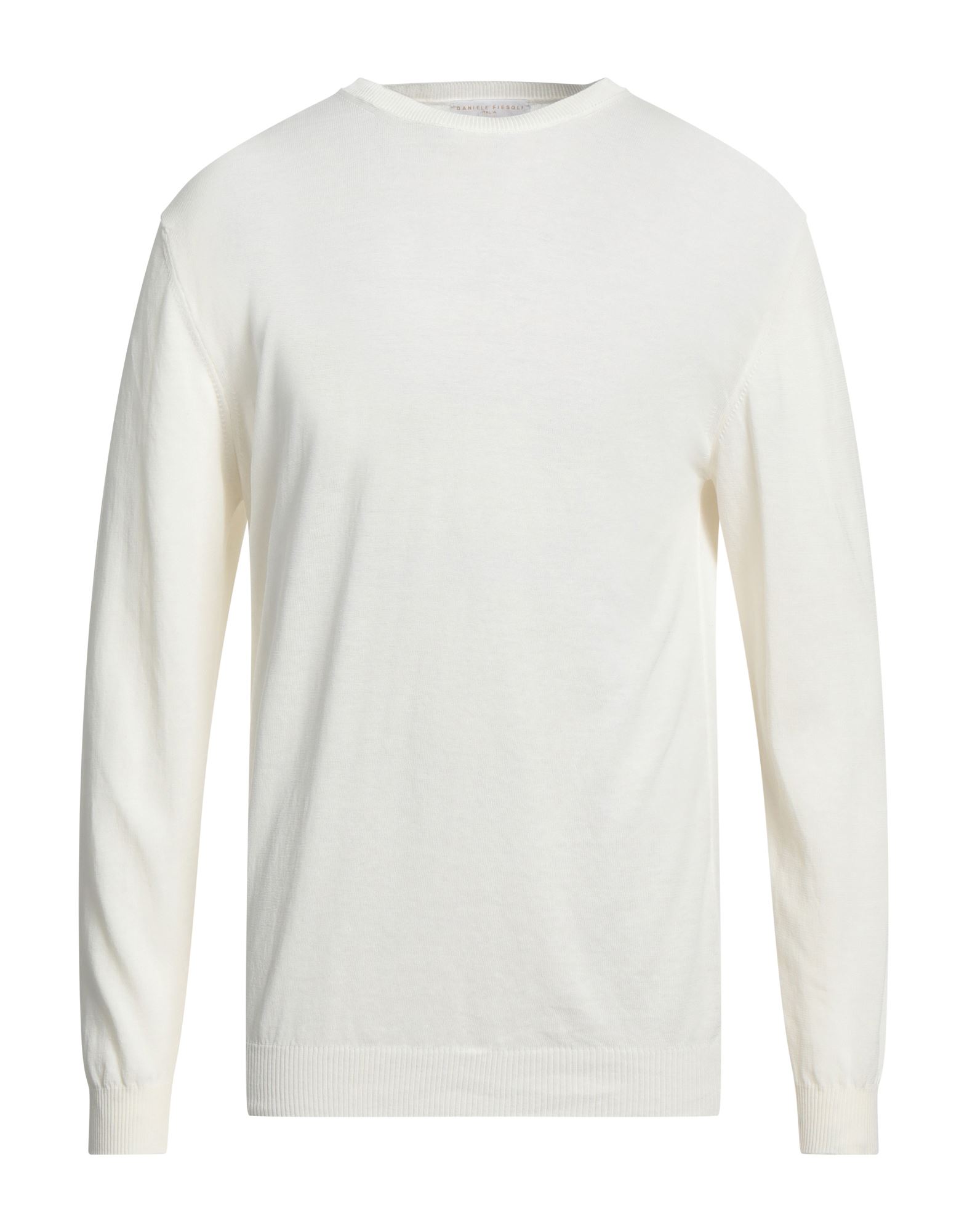 Shop Daniele Fiesoli Man Sweater Ivory Size Xxl Cotton In White