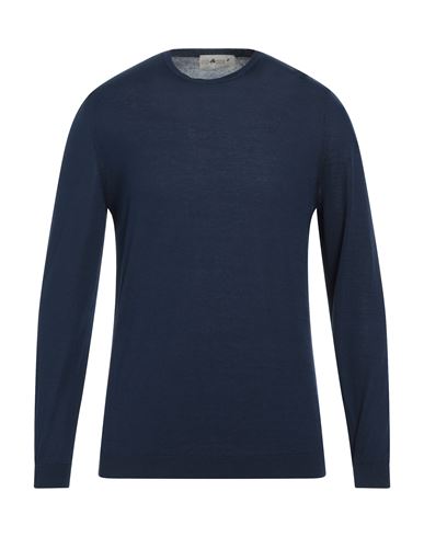 Irish Crone Man Sweater Midnight Blue Size Xs Cotton