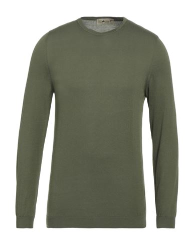 Irish Crone Man Sweater Military Green Size Xxl Cotton