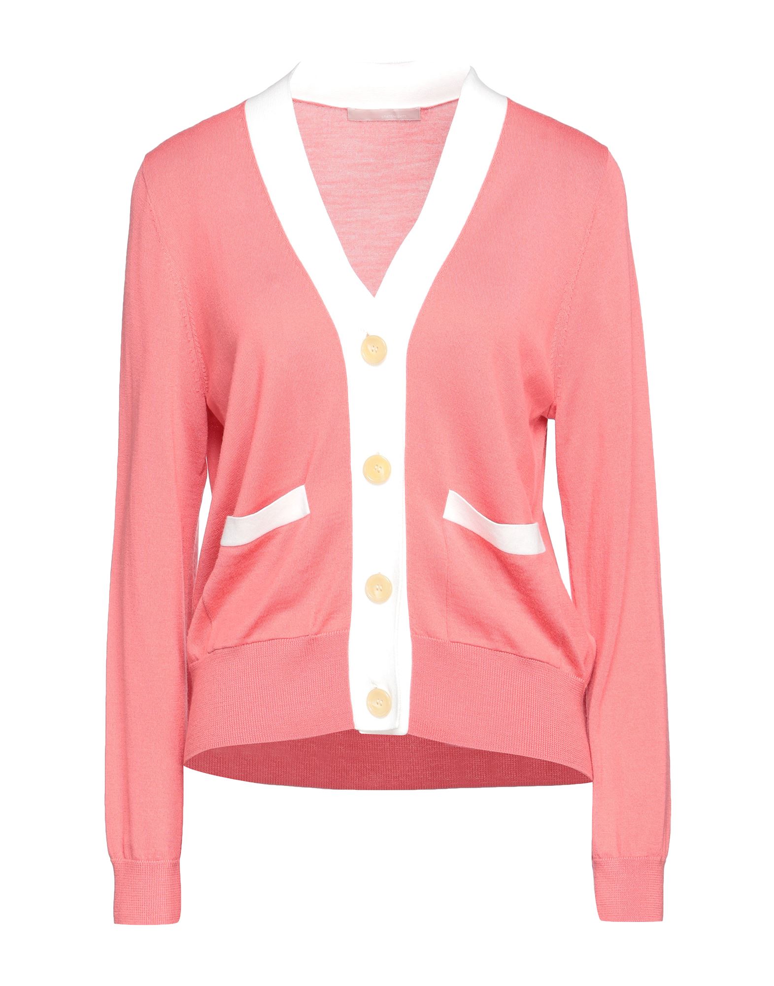 Statement Cardigans In Coral