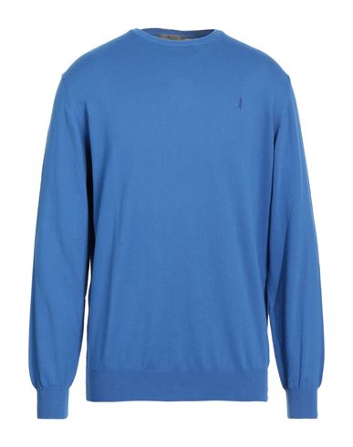 Mclassics Man Sweater Blue Size 3xl Cotton