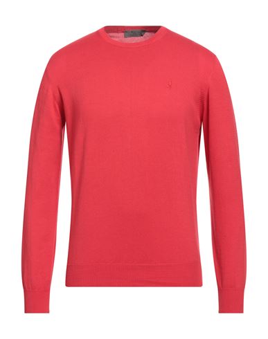 Mclassics Man Sweater Red Size 3xl Cotton